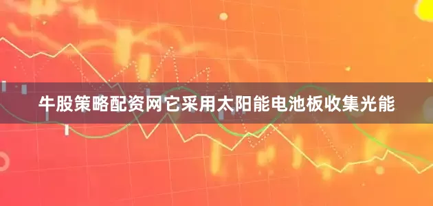 牛股策略配资网它采用太阳能电池板收集光能